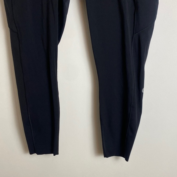 Lululemon Fast And Free High Rise Crop II Legging 23" Non Reflective Black 16 - Picture 5 of 8